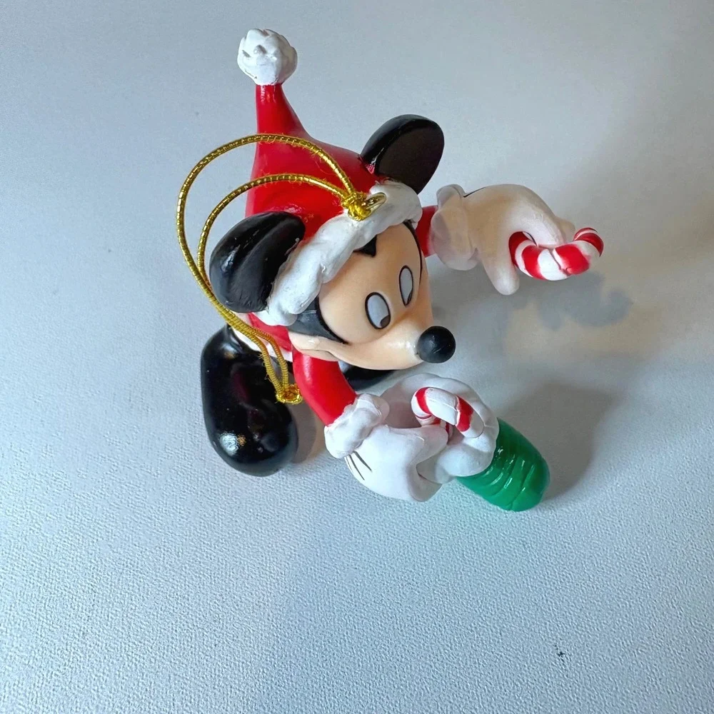 Enesco Disney Mickey Mouse Santa Christmas Ornament Tree-Rific Treasure